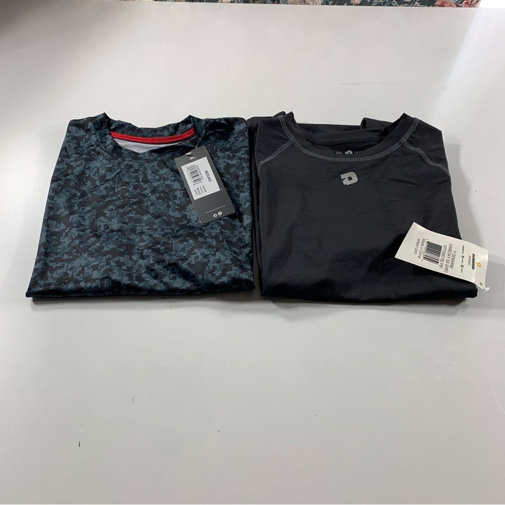 Demarini Gameday Shirt W/ Mizuno Drylite Baseball Shirt Black Youth Medium